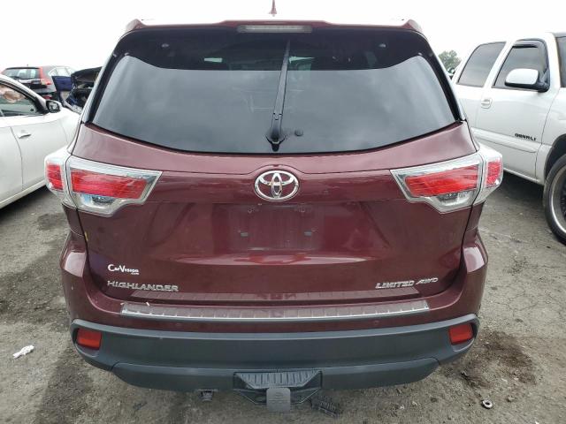 VIN 5TDDKRFH8ES069892 2014 Toyota Highlander, Limited no.6