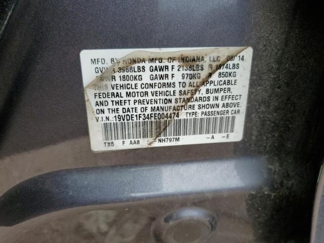 2015 ACURA ILX 20 - 19VDE1F34FE004474