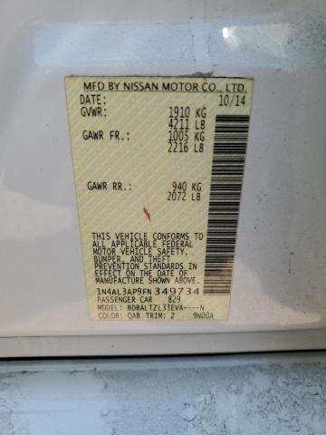 1N4AL3AP9FN349734 Nissan ALTIMA 2.5