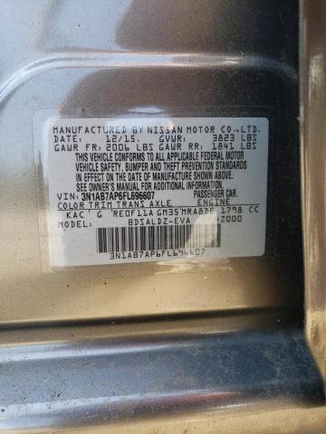 3N1AB7AP6FL696607 Nissan SENTRA S
