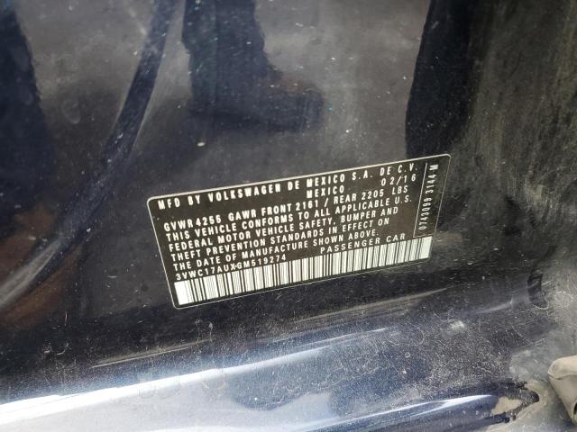 2016 VOLKSWAGEN GOLF SPORT - 3VWC17AUXGM519274