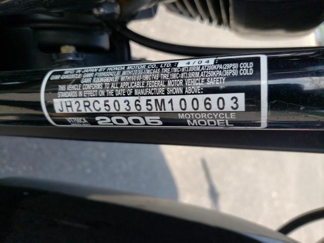 2005 HONDA VT750 CA JH2RC50365M100603