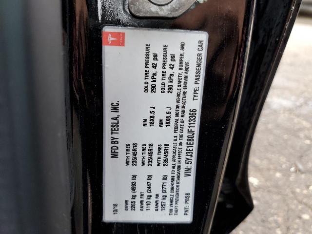 5YJ3E1EB0JF113366 Tesla MODEL 3