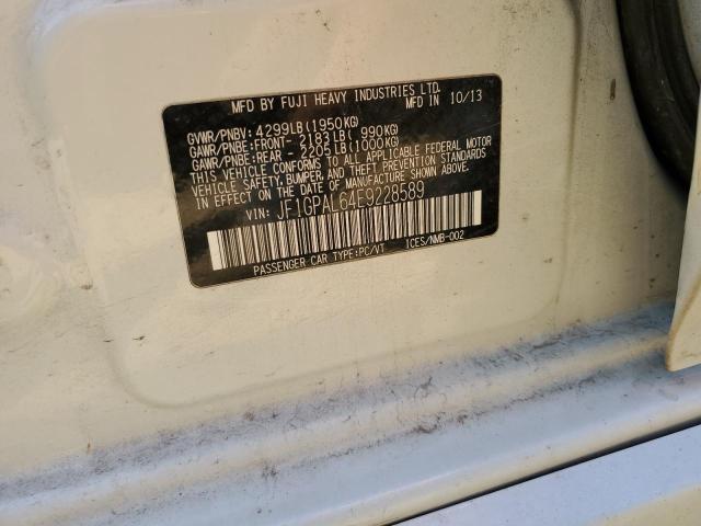 JF1GPAL64E9228589 Subaru Impreza Sport Premium