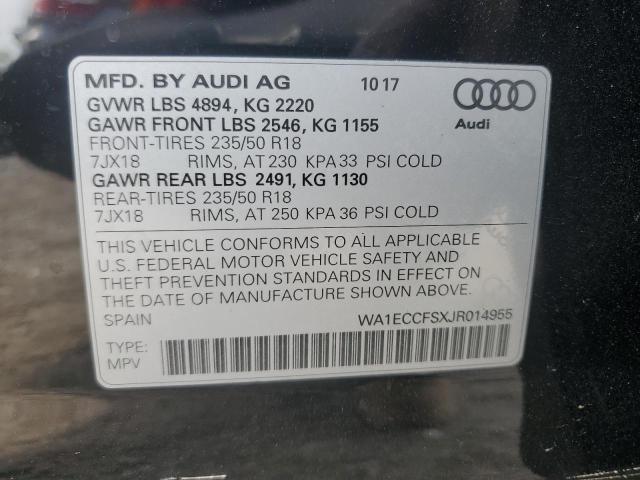2018 AUDI 100 QUATRO - WA1ECCFSXJR014955