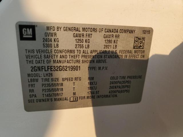 2GNFLFE32G6219901 Chevrolet EQUINOX LT