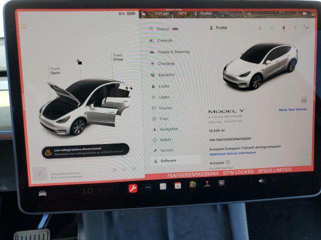 7SAYGDEE5PA039284 Tesla Model Y