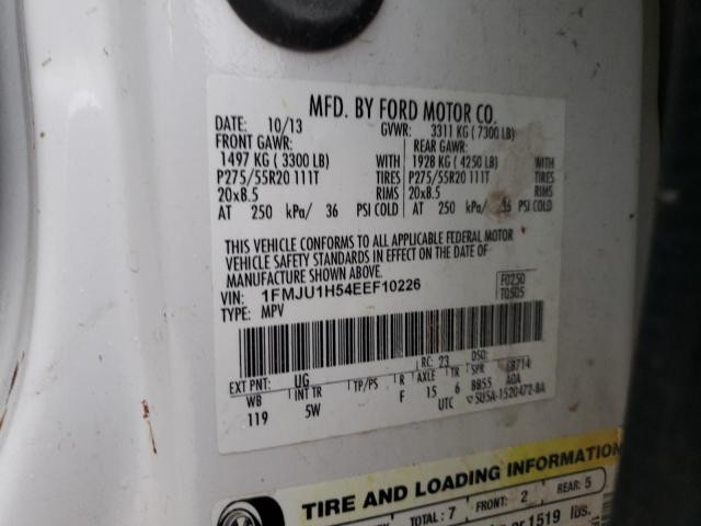 1FMJU1H54EEF10226 Ford Expedition Xlt