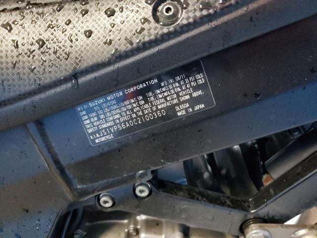 2012 SUZUKI DL650 A JS1VP56A0C2100360