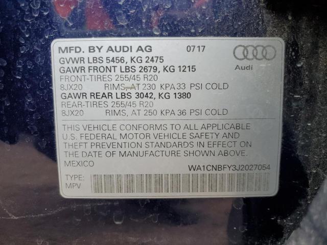 WA1CNBFY3J2027054 2018 AUDI Q5, photo no. 12