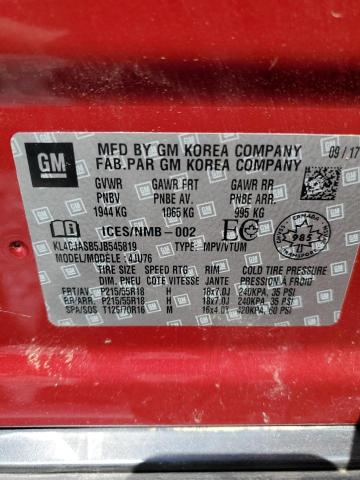 2018 BUICK ENCORE PRE - KL4CJASB5JB545819