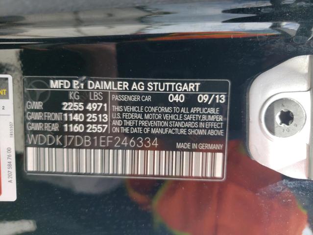 WDDKJ7DB1EF246334 2014 MERCEDES-BENZ E-CLASS - Image 12