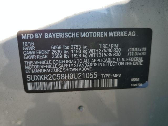 2017 BMW 0I 5UXKR2C58H0U21055