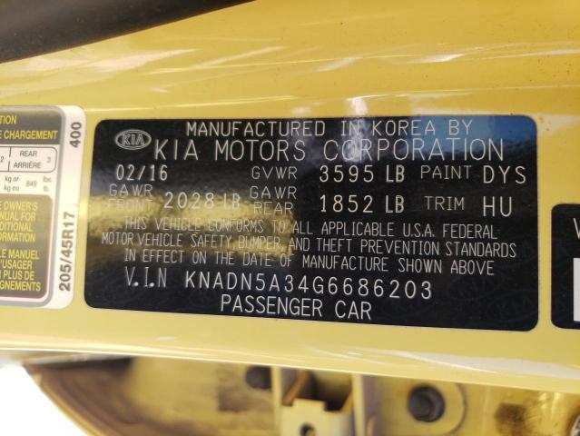 KNADN5A34G6686203 KIA RIO EX