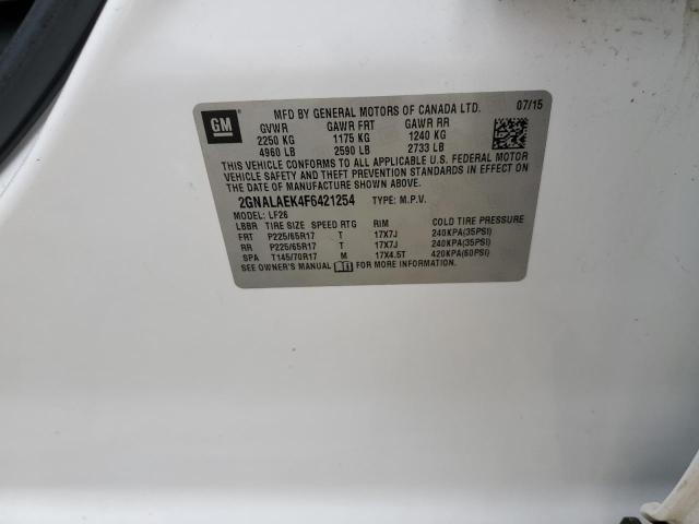 2015 Chevrolet Equinox Ls VIN: 2GNALAEK4F6421254 Lot: 55477054