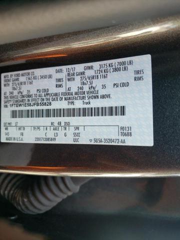 1FTEW1E58JFB55828 Ford F150 Supercrew