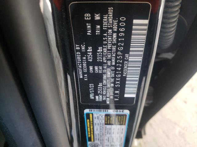 5XXG14J25PG219600 KIA K5 LXS