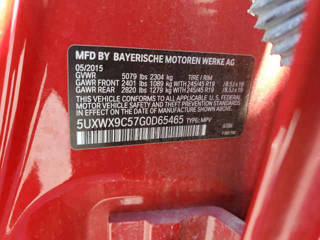 5UXWX9C57G0D65465 2016 BMW X3, photo no. 13