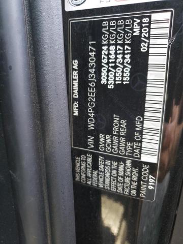 2018 MERCEDES-BENZ METRIS - WD4PG2EE6J3430471