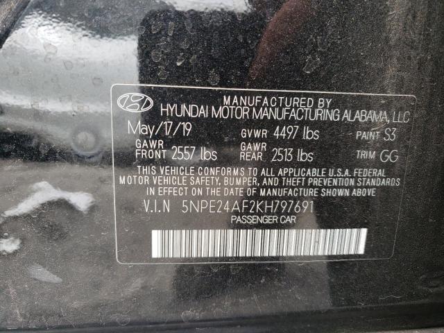 2019 HYUNDAI SONATA SE - 5NPE24AF2KH797691