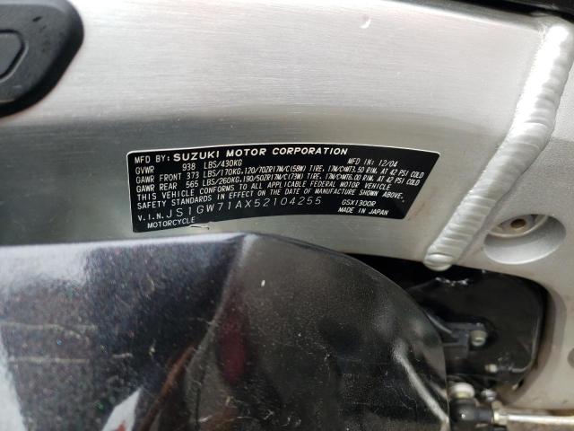 2005 SUZUKI GSX1300 RK - JS1GW71AX52104255