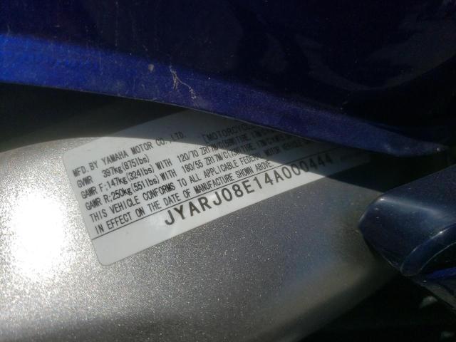 2004 YAMAHA FZ6 S - JYARJ08E14A000444
