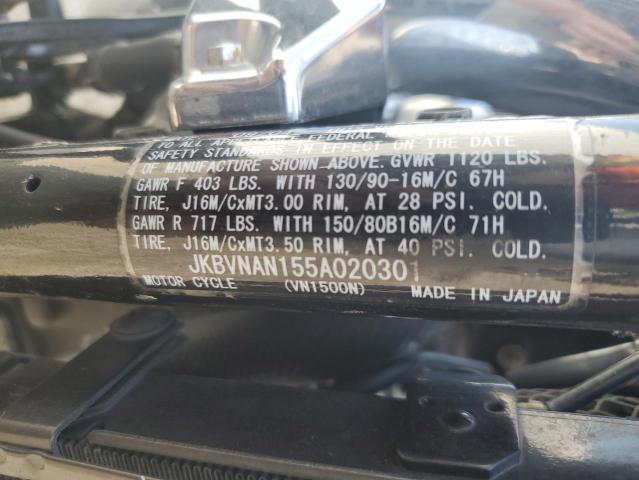 2005 KAWASAKI VN1500 N1 JKBVNAN155A020301