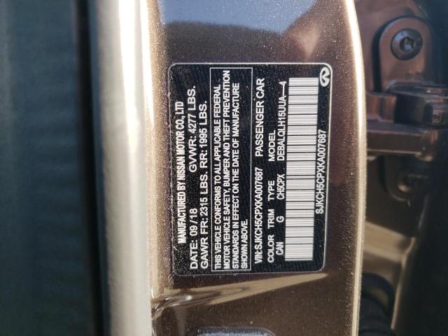 2019 INFINITI QX30 SJKCH5CPXKA007687