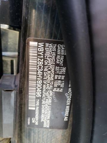 2017 BMW I3 REX - WBY1Z8C34HV890496