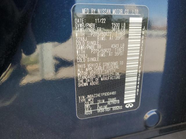 JN8AZ2AE1P9304481 Infiniti QX80 LUXE