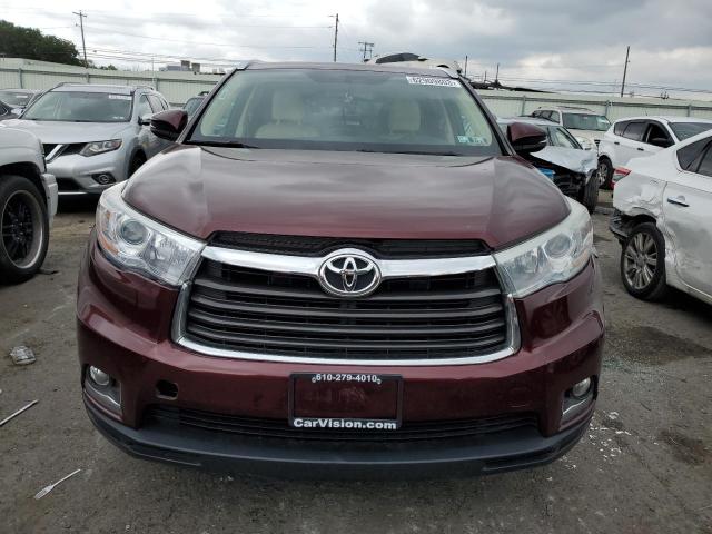 VIN 5TDDKRFH8ES069892 2014 Toyota Highlander, Limited no.5