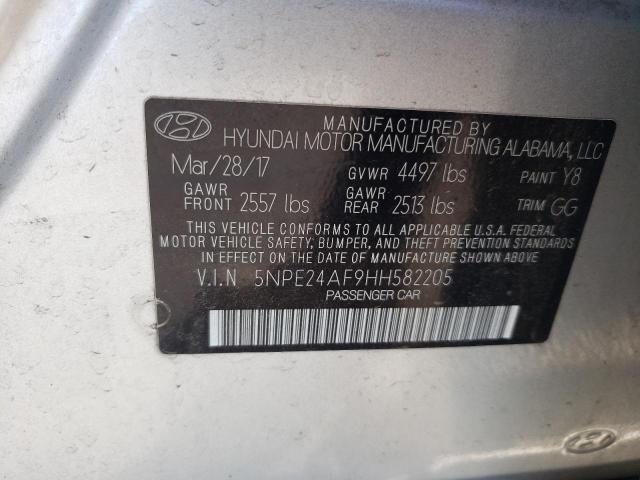 2017 HYUNDAI SONATA SE - 5NPE24AF9HH582205