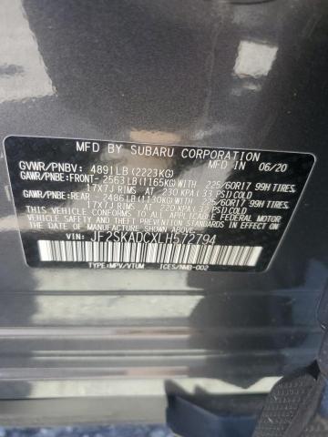JF2SKADCXLH572794 Subaru Forester