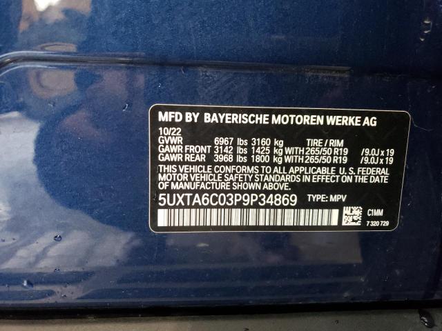 5UXTA6C03P9P34869 2023 BMW X5, photo no. 14