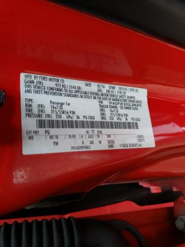 1FADP3F23GL286478 Ford FOCUS SE