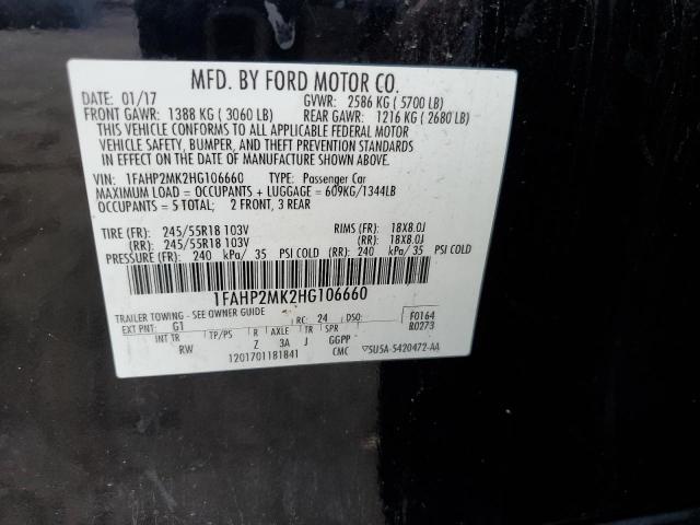 2017 FORD TAURUS POL - 1FAHP2MK2HG106660