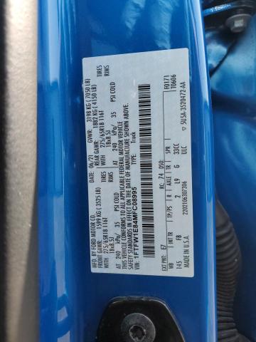 1FTFW1E84MFC08995 Ford F150 Supercrew