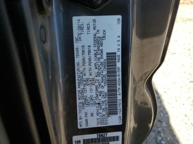 2015 Toyota Tacoma Access Cab VIN: 5TFUX4EN5FX031589 Lot: 62399653