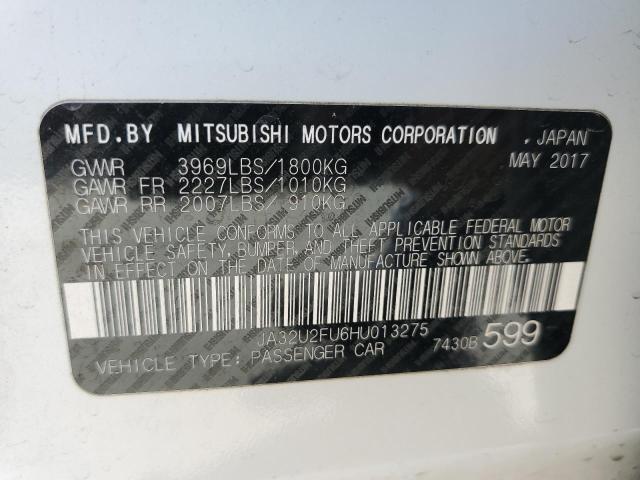 JA32U2FU6HU013275 Mitsubishi LANCER ES