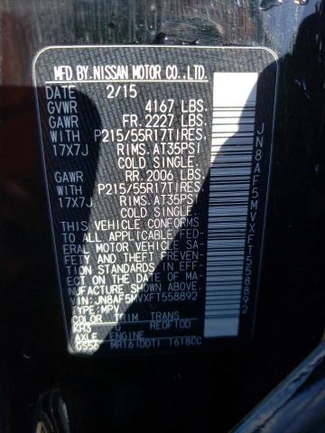 2015 NISSAN JUKE S - JN8AF5MVXFT558892