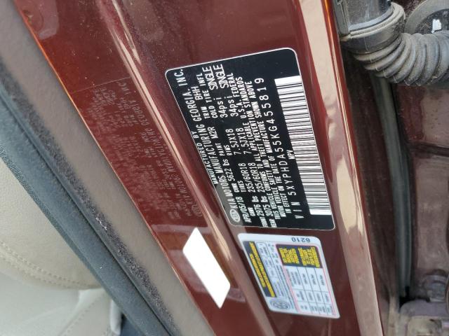 5XYPHDA55KG455819 KIA SORENTO EX