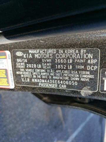 KNADM4A36E6406050 KIA RIO LX