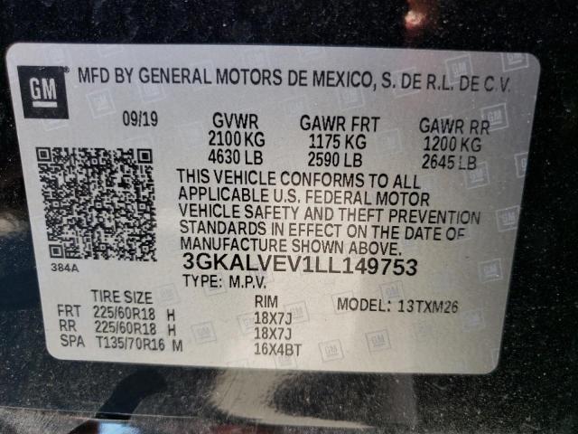 3GKALVEV1LL149753 GMC Terrain Slt