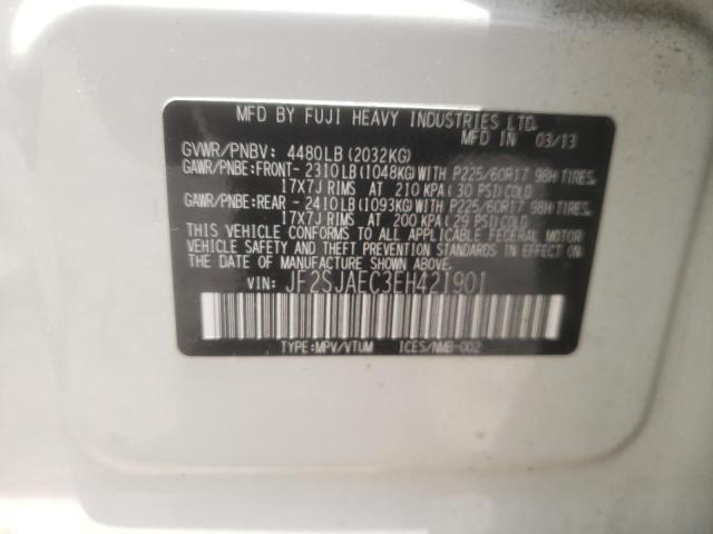 JF2SJAEC3EH421901 Subaru Forester 2.5i Premium