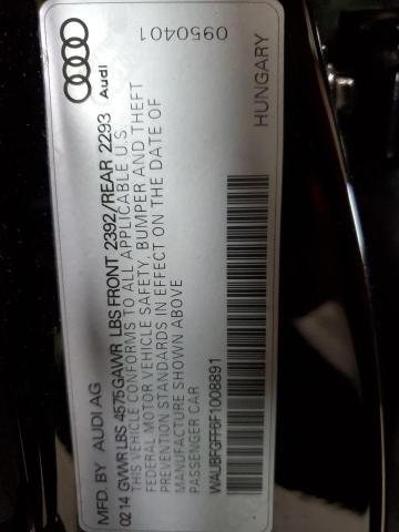 2015 AUDI S3 PREMIUM - WAUBFGFF6F1008891