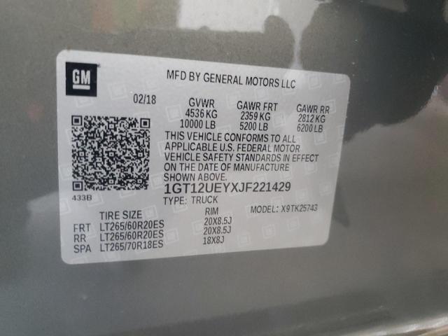 1GT12UEYXJF221429 GMC Sierra K2500 Denali