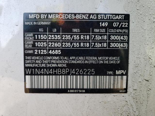 W1N4N4HB8PJ426225 Mercedes-Benz Gla 250 4matic
