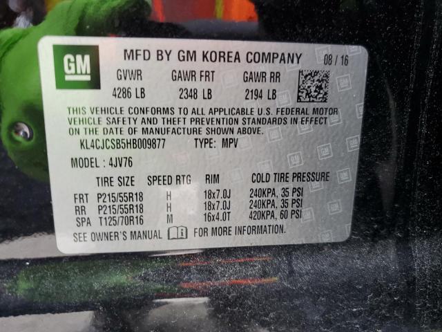 2017 BUICK ENCORE ESS - KL4CJCSB5HB009877