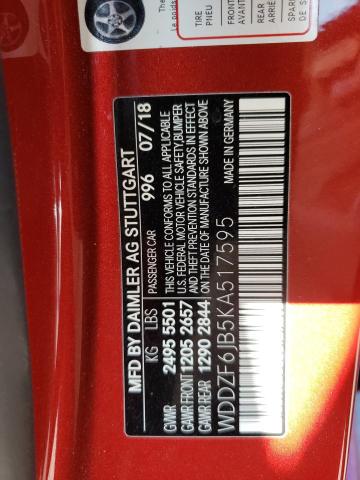 WDDZF6JB5KA517595 Mercedes-Benz E 450 4matic