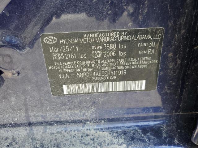 2014 HYUNDAI ELANTRA SE - 5NPDH4AE5EH511919